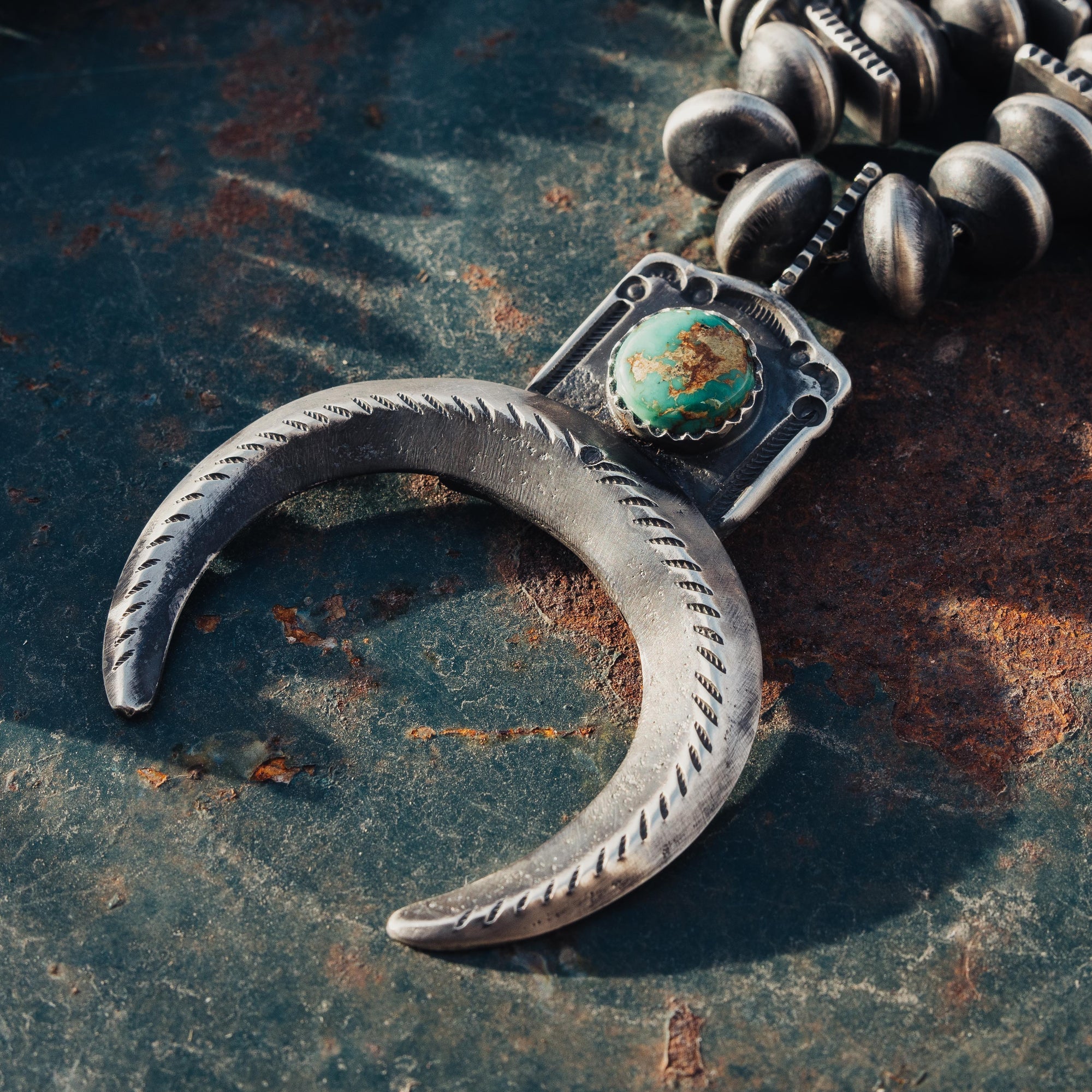 Sonoran Squash Blossom Necklace