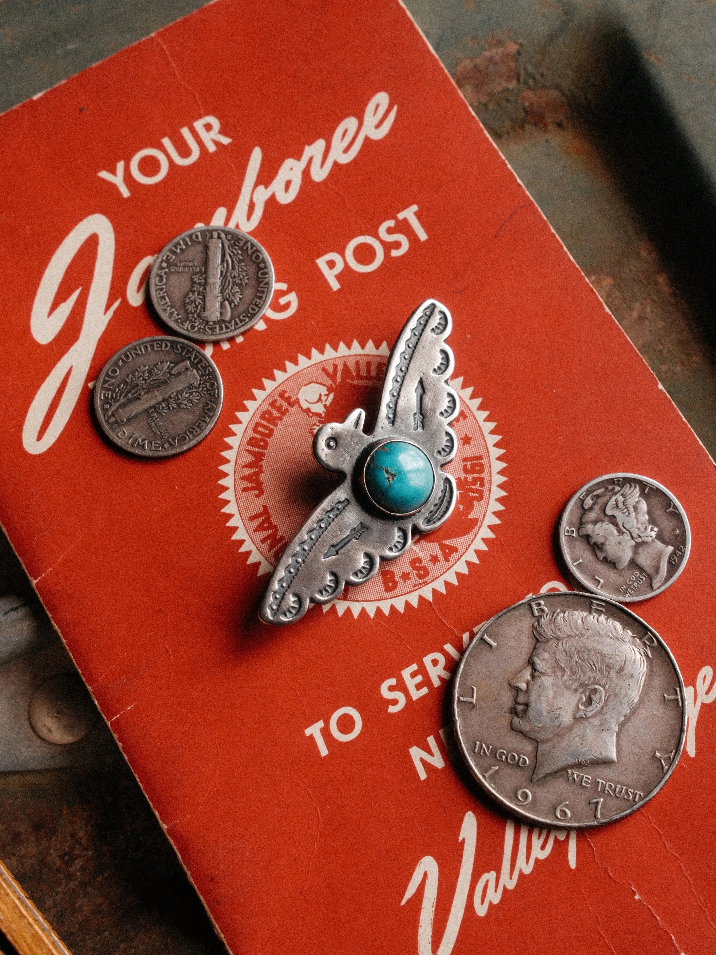 "Badlands" Thunderbird Pin