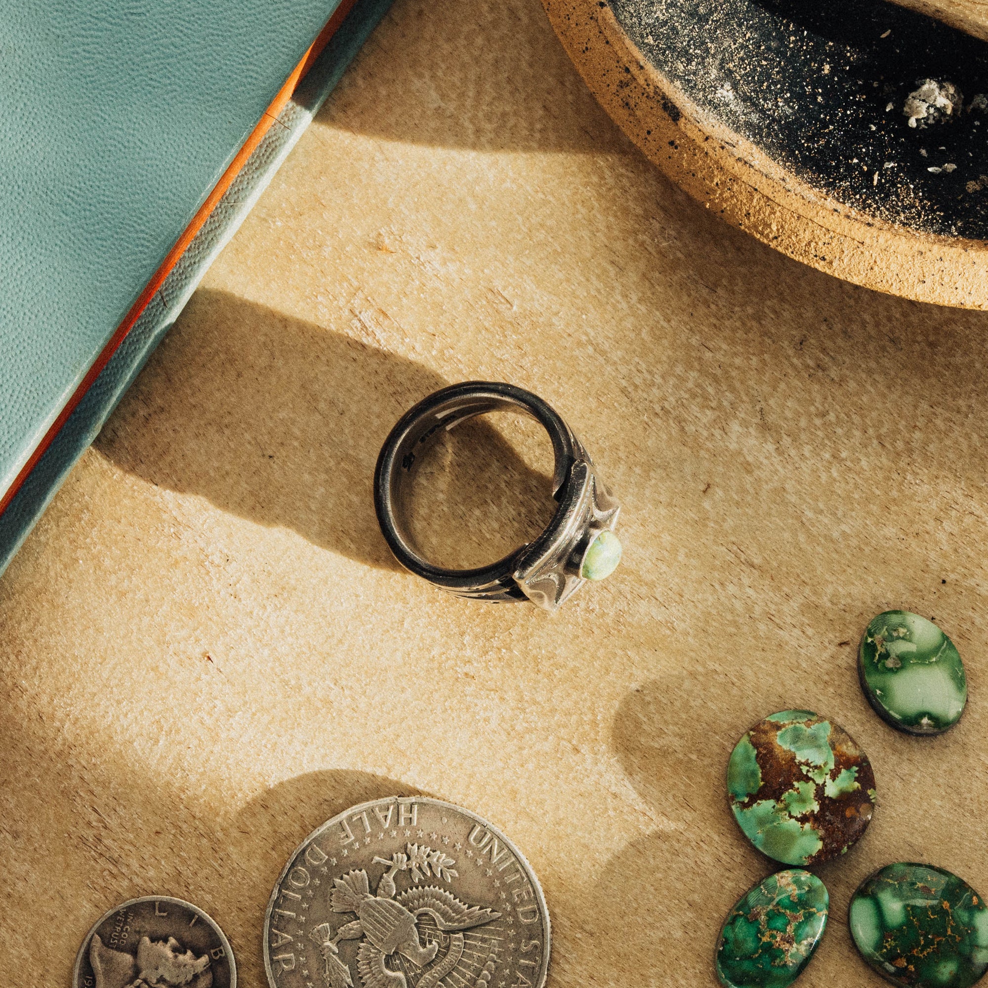 Sonoran Gold Shield Ring
