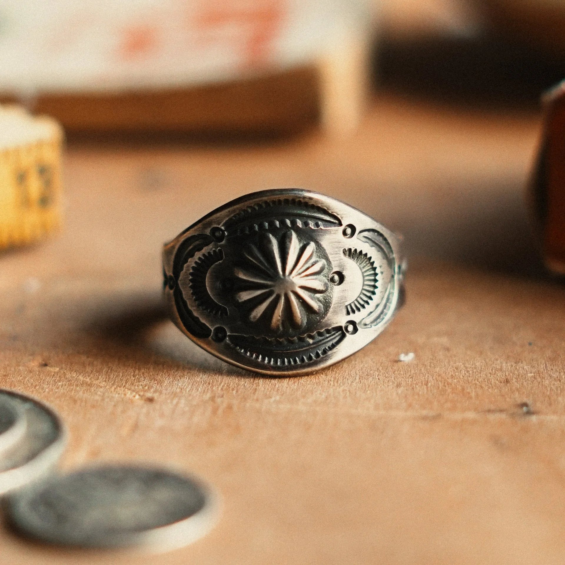 Concho Cigar Band Ring
