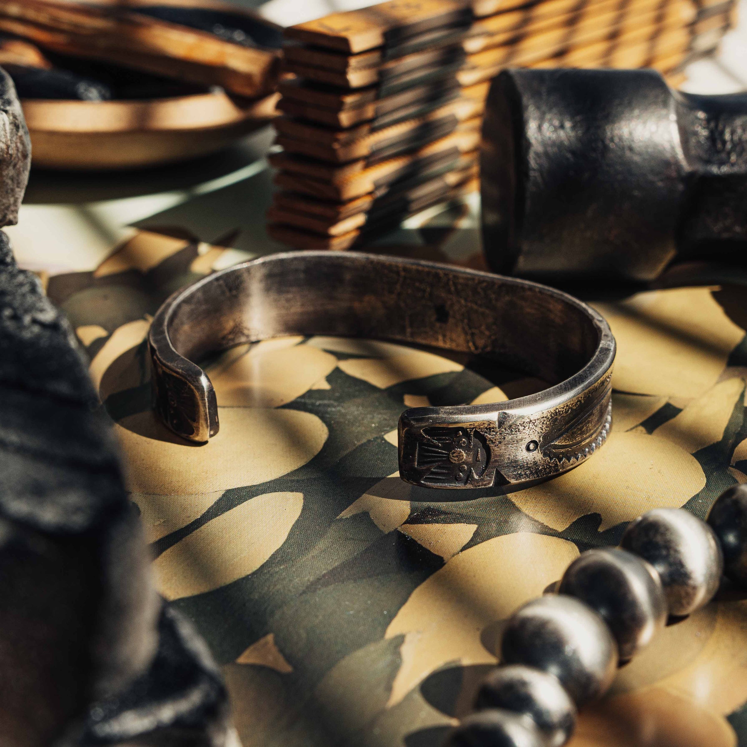 Royston Coin Silver Cuff