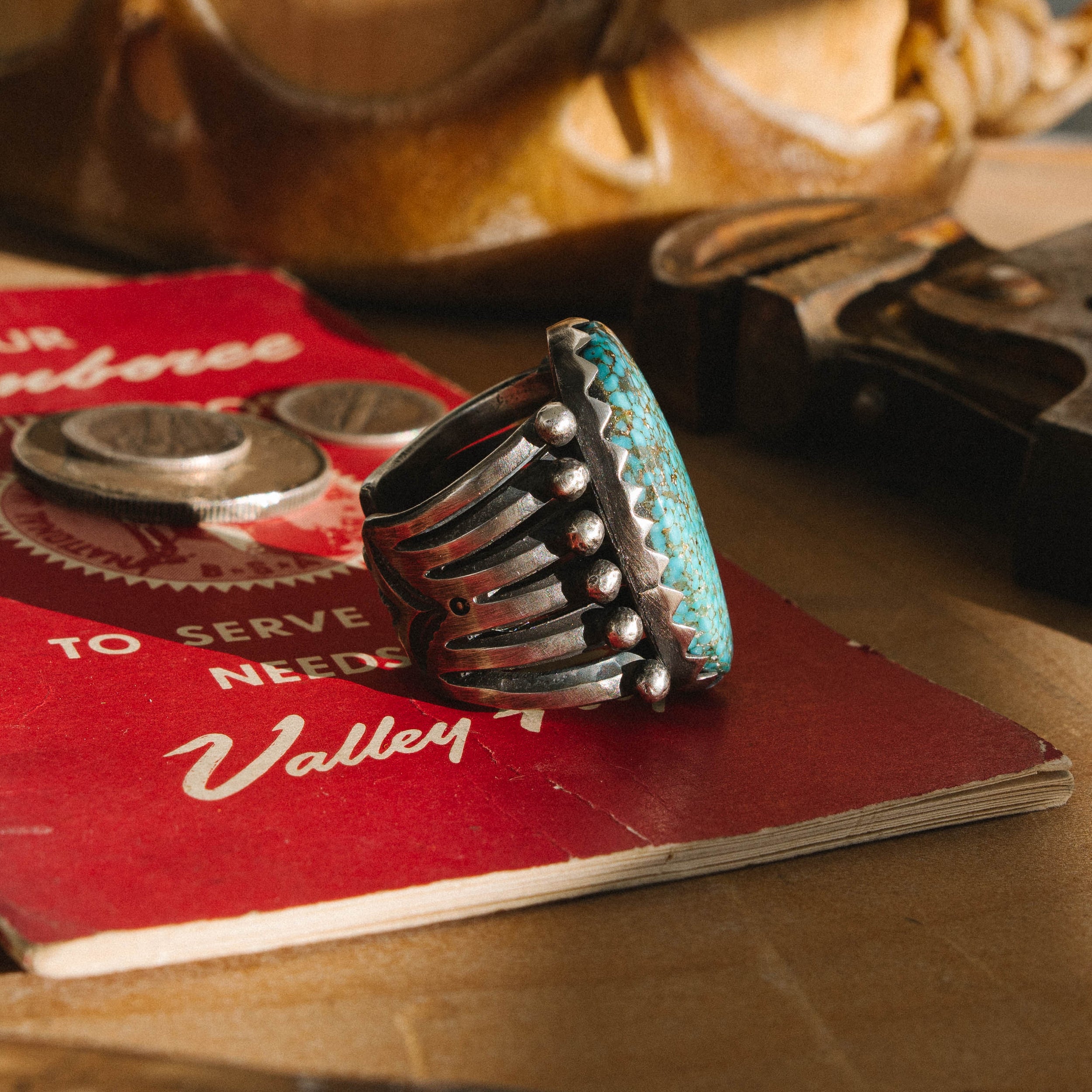 Kingman Waterweb "Grenada" Ring (7.75)