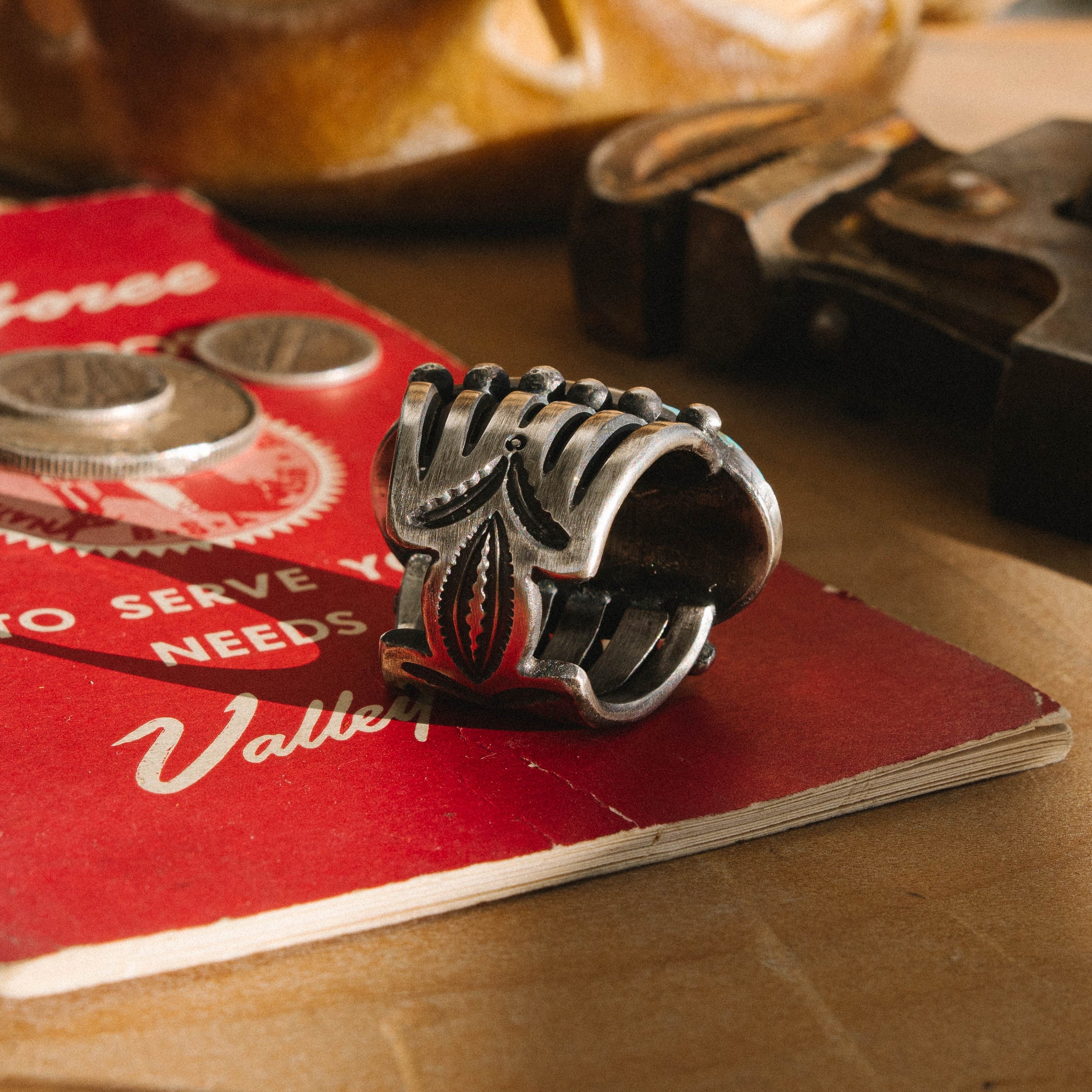 Kingman Waterweb "Grenada" Ring (7.75)