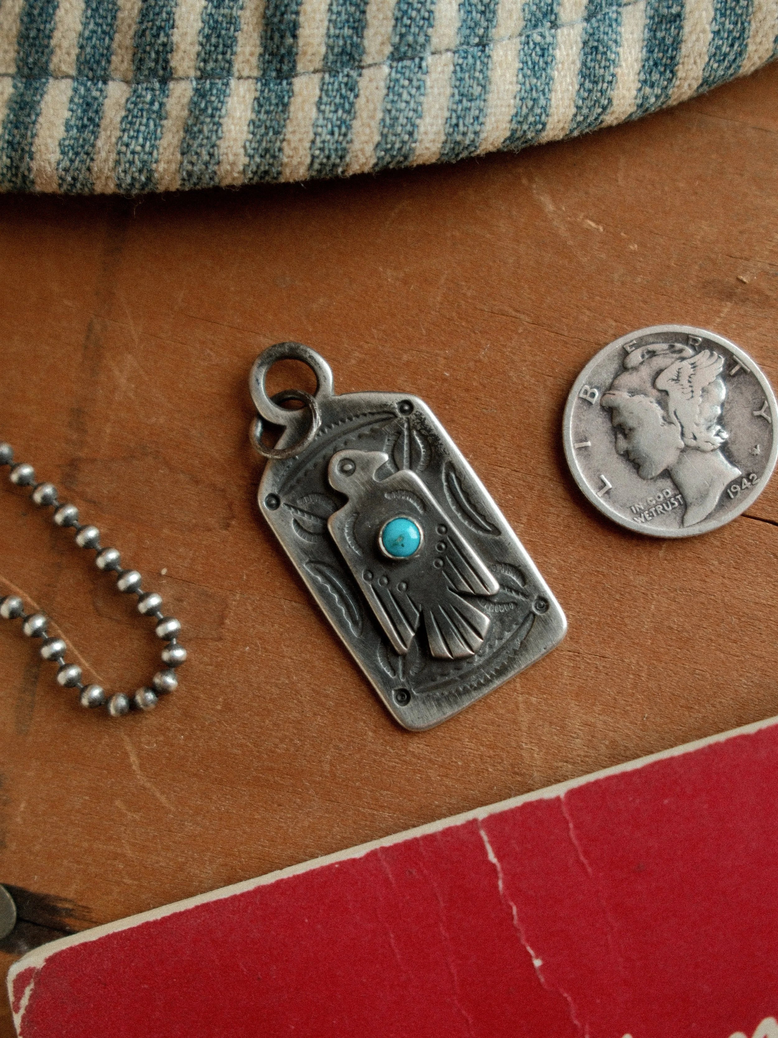 Thunderbird Dog Tag Pendant