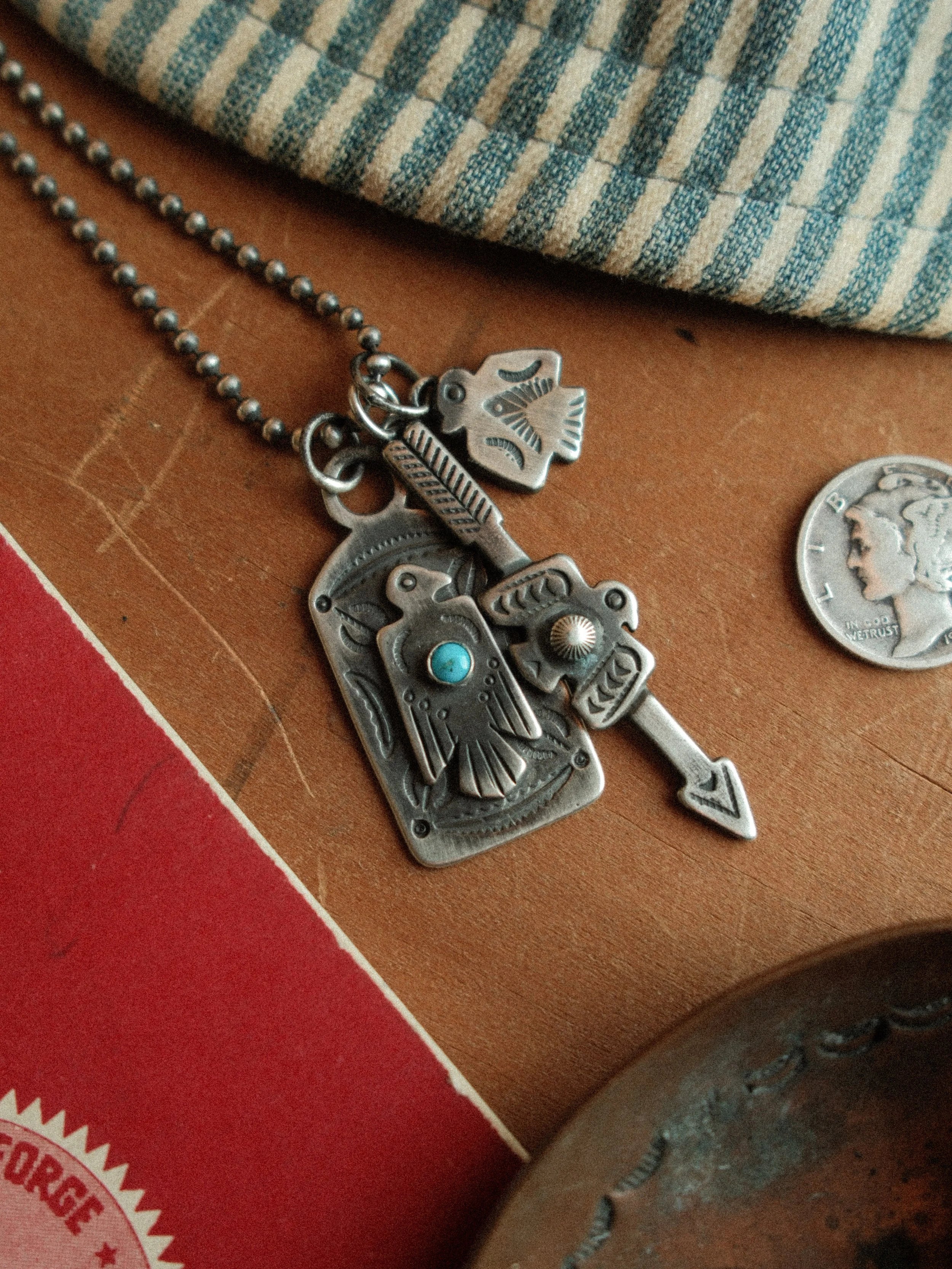 Thunderbird Dog Tag Pendant
