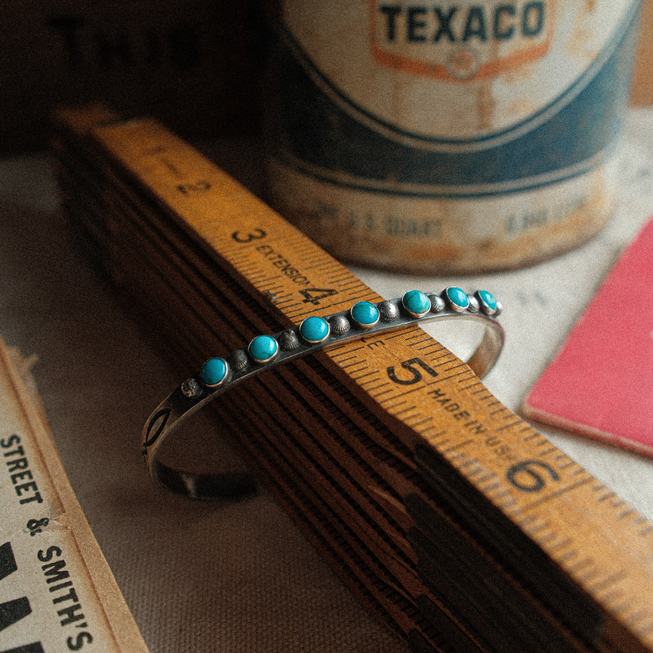Turquoise Row Cuff