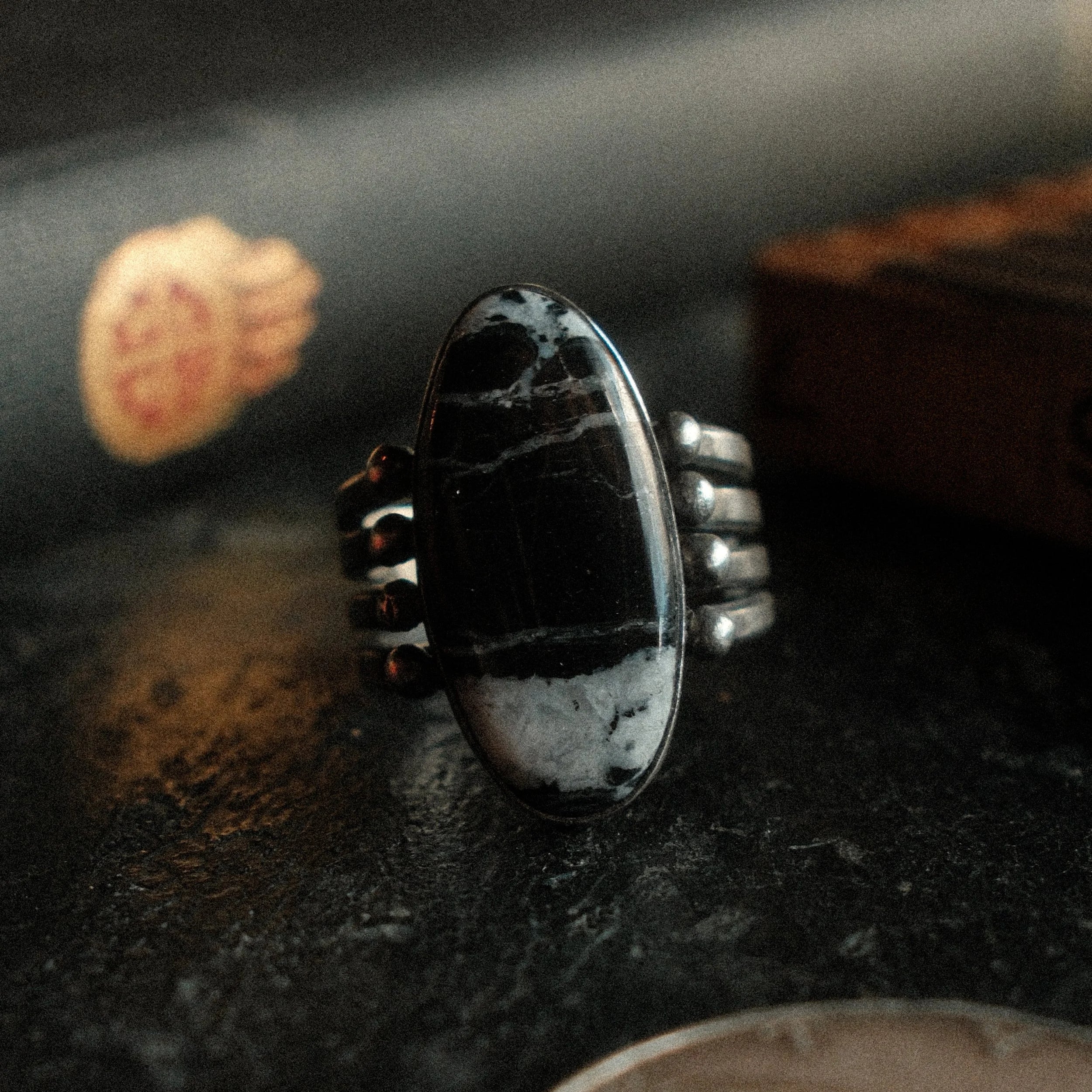 White Buffalo "Dune" Ring (8.5)