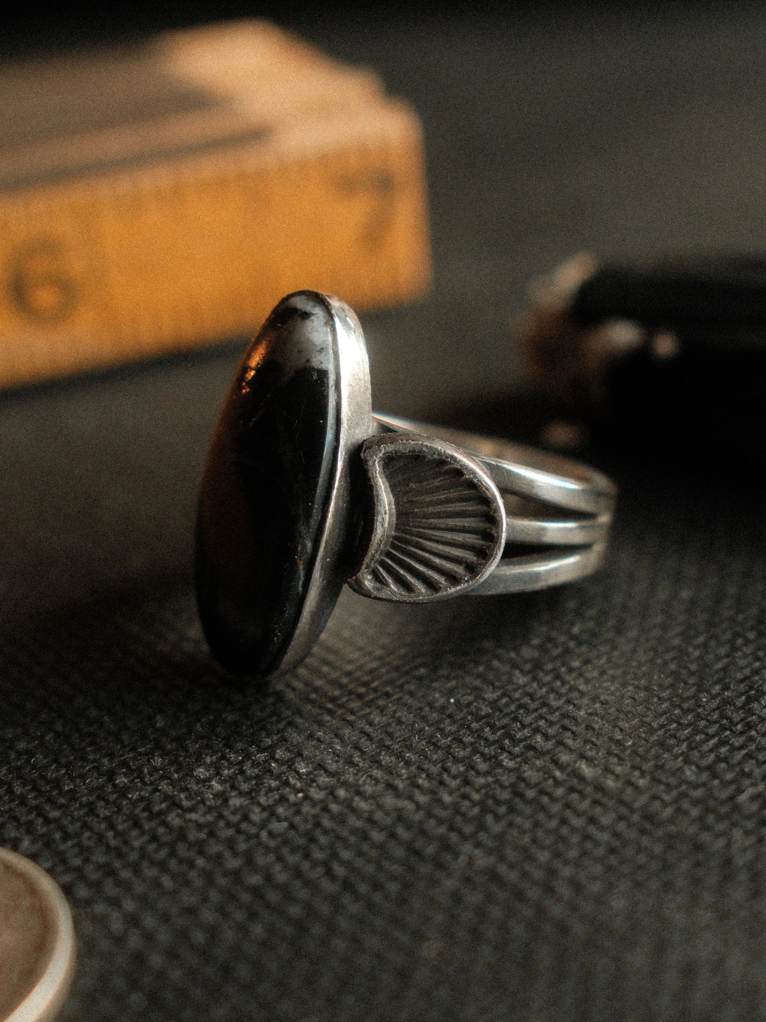 White Buffalo "Dune" Ring (6.5)