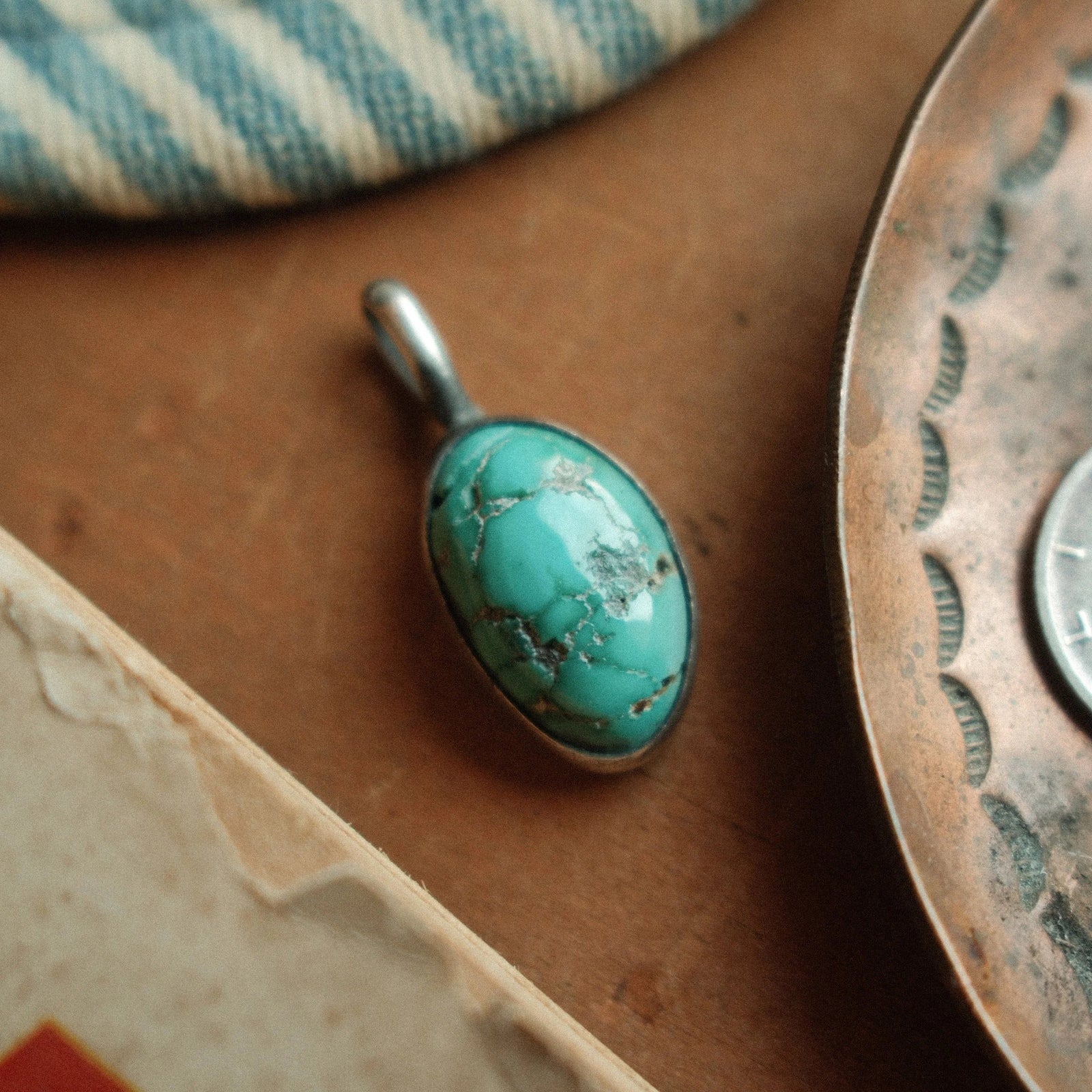 Fox Turquoise Pendant No. 3