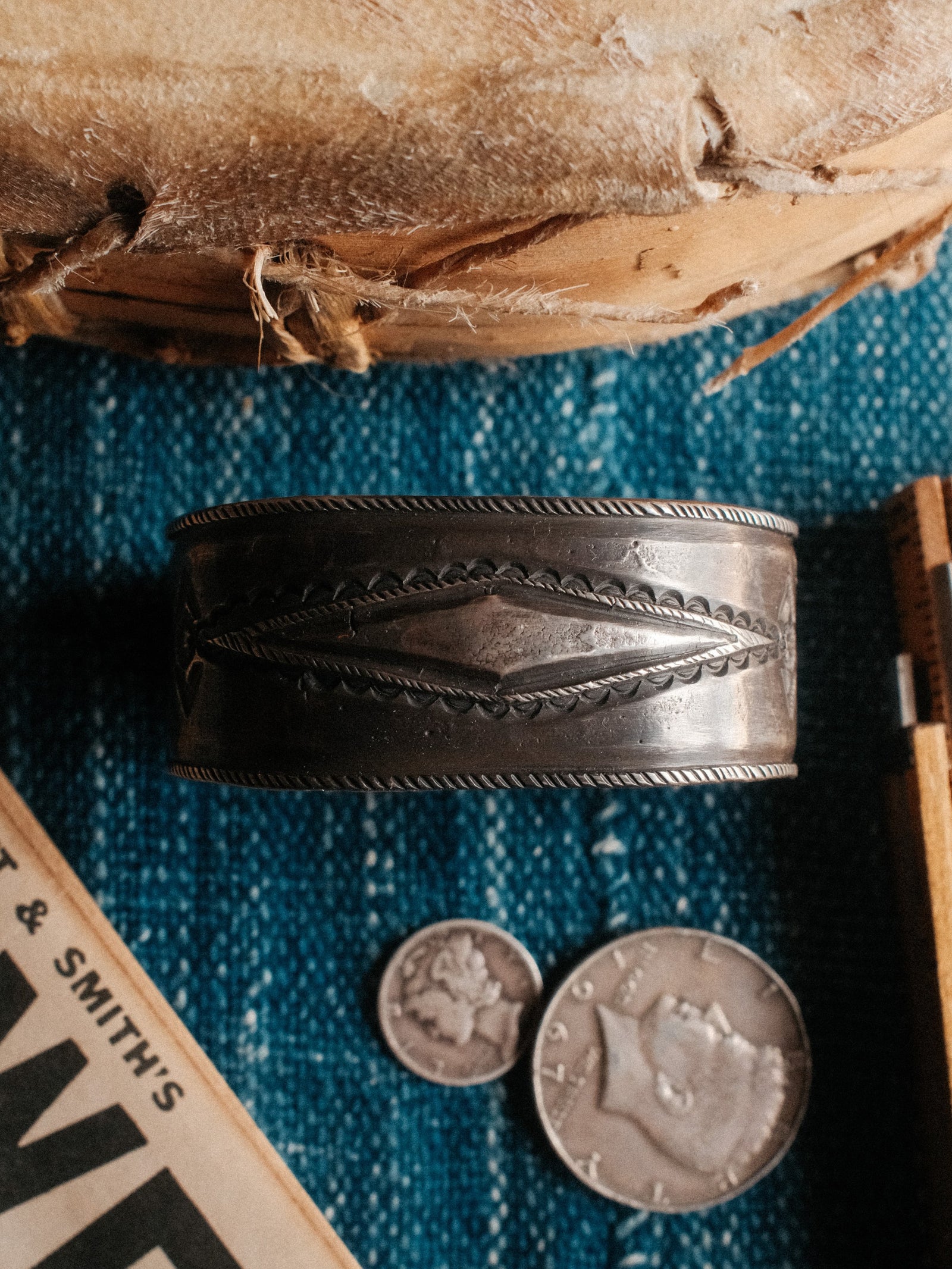 Coin Silver "Vaquero" Cuff