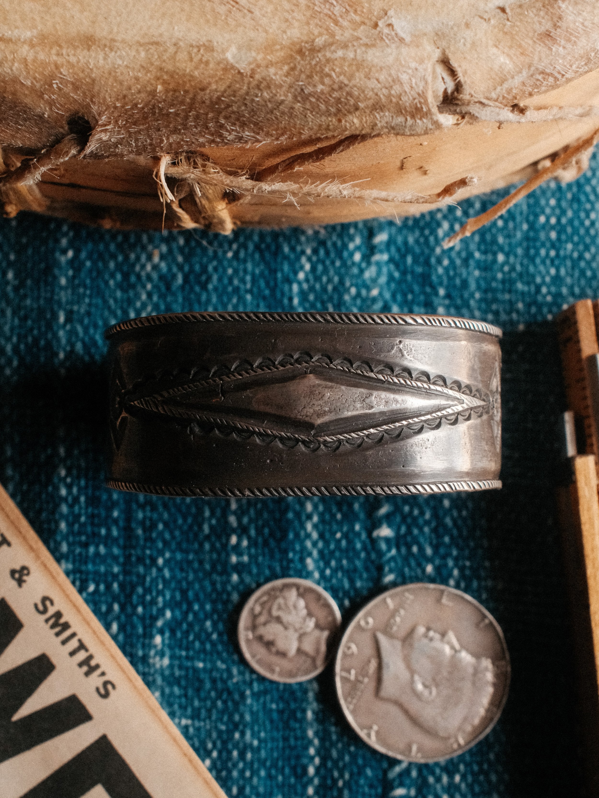 Coin Silver "Vaquero" Cuff