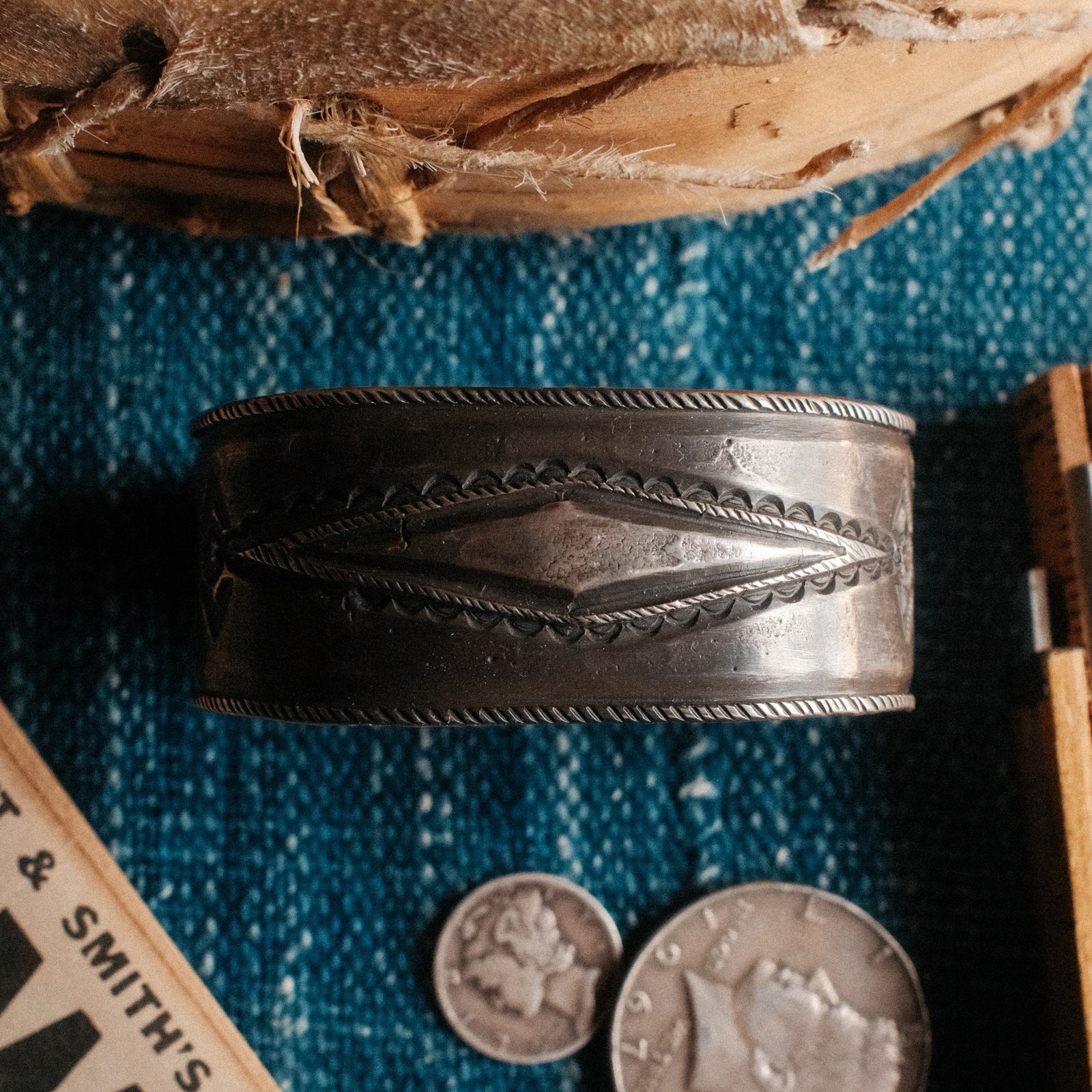 Coin Silver "Vaquero" Cuff
