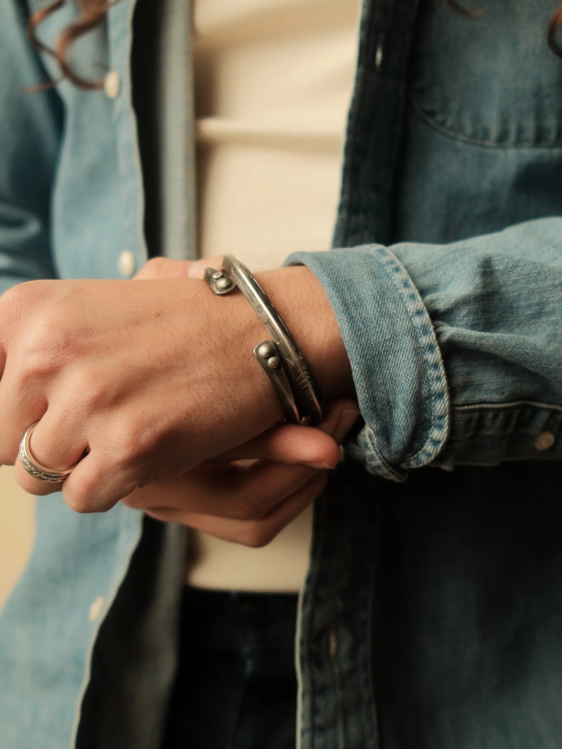 "Voyager" Triangle Cuff